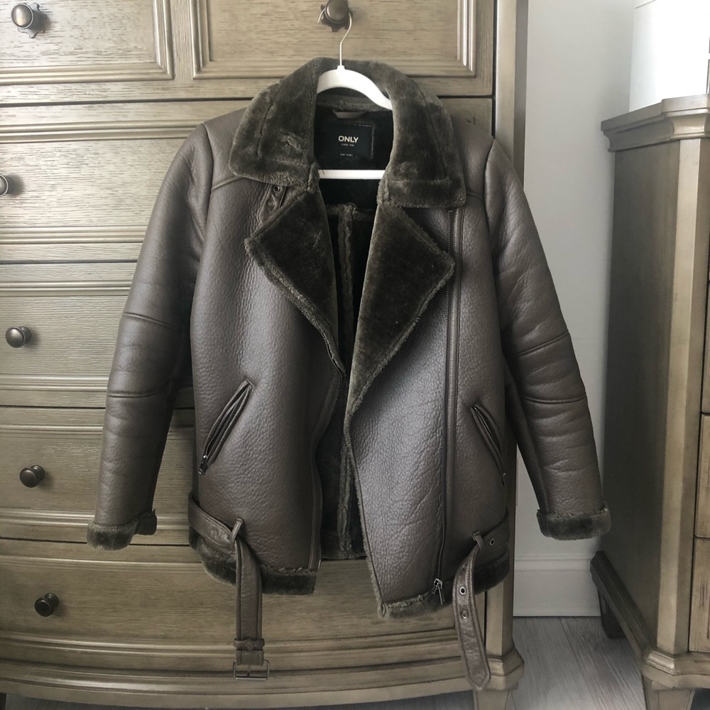 Only Shearling Coat from ASOS - Picture 2 of 4